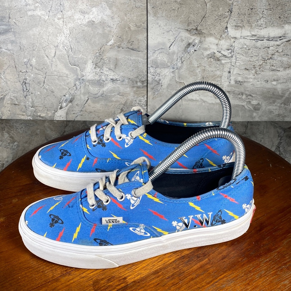 Vans x Vivienne Westwood Women’s Size 7.5 Thunderbolt Blue Athletic Shoes